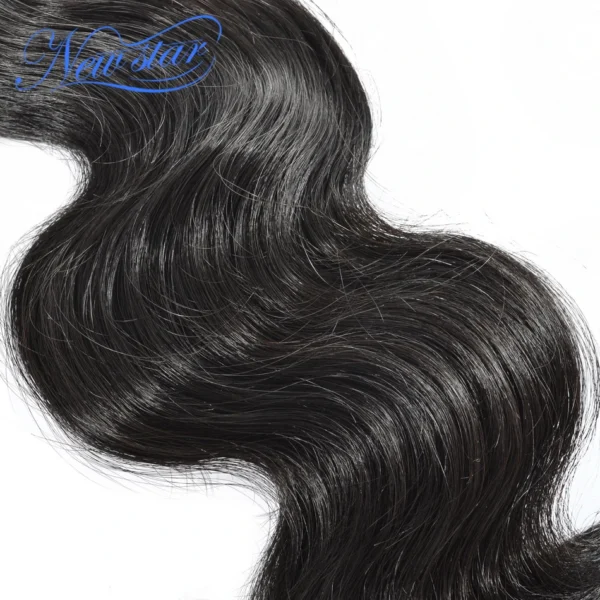 Malaysian Body Wave Bundles New Star 11A Hair Virgin Human Hair Weft Natural Color Unprocessed Thick Human Raw Hair Weaving - Image 4