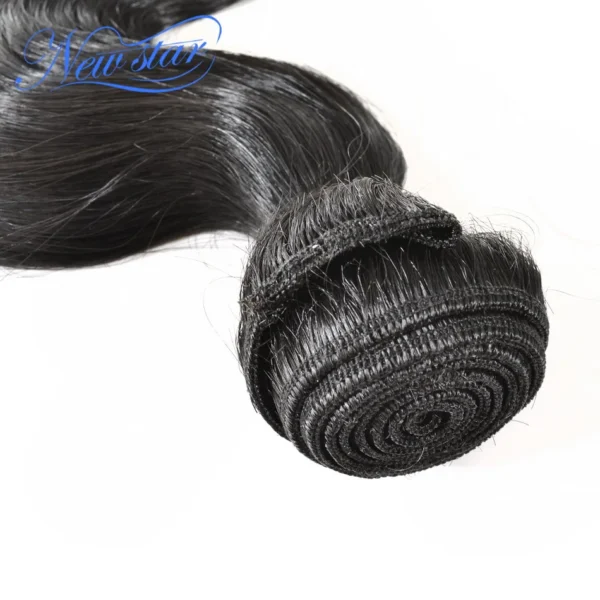 Malaysian Body Wave Bundles New Star 11A Hair Virgin Human Hair Weft Natural Color Unprocessed Thick Human Raw Hair Weaving - Image 3