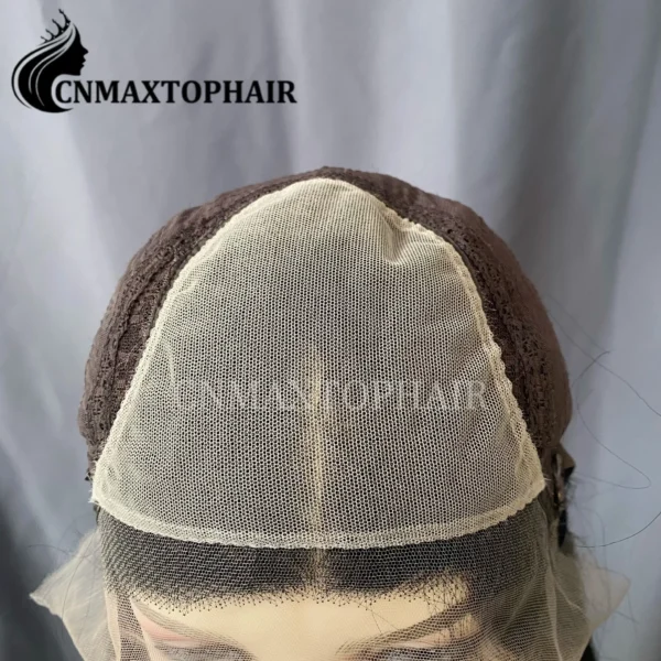 Kosher Wig Factory Popular Color Virgin Human Hair Extra Small Layer Swiss Lace Top Jewish Wig - Image 4