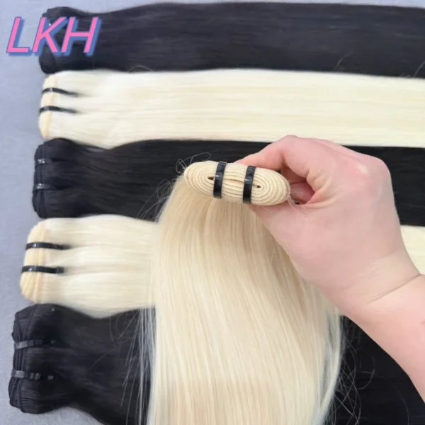 26 30 Inches Bone Straight Brazilian Human Hair Natural Black Color 3 4 Bundles Straight 100% Remy Human Hair Extensions Weft - Image 2