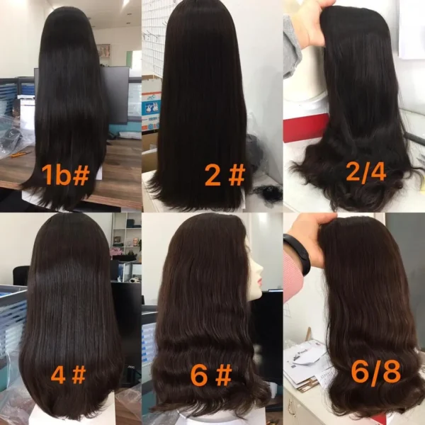 European Virgin Human Hair Lace Top Tsingtaowigs 22inch Bottom Wave Tiny Layer Kosher Wig For Women Free Shipping - Image 4